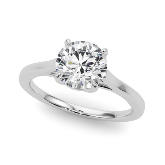 Solitaire Trellis Engagement Ring