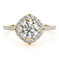 ROUND CENTER CUSHION HALO