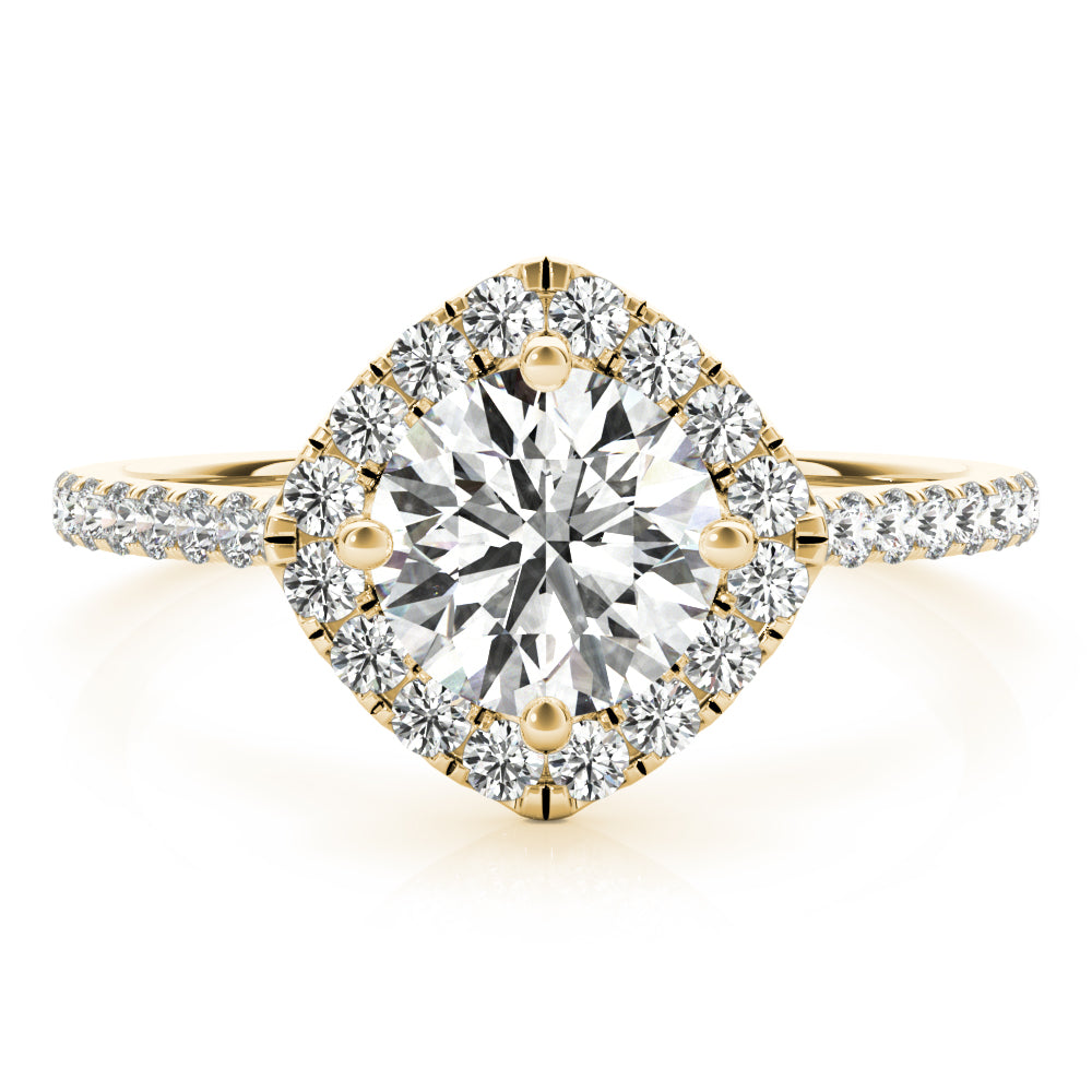 ROUND CENTER CUSHION HALO