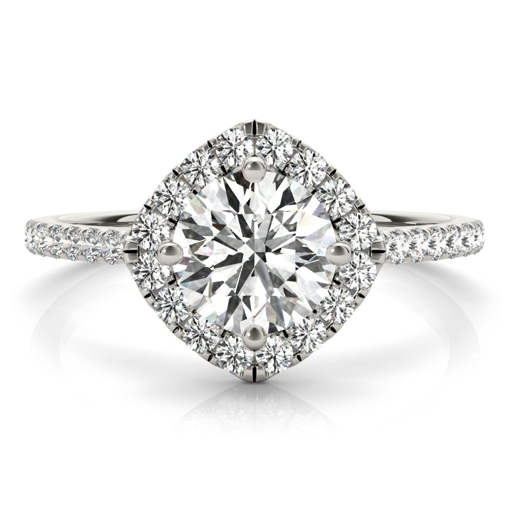 ROUND CENTER CUSHION HALO