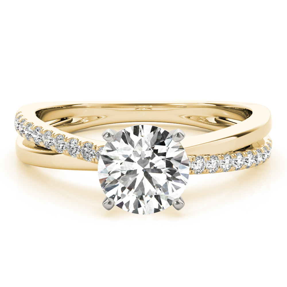 Intertwined Engagement Ring