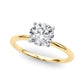 Round 4-Prong Solitaire Engagement Ring