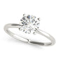 Round 4-Prong Solitaire Engagement Ring