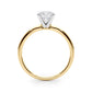 Round 4-Prong Solitaire Engagement Ring