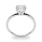 Round 4-Prong Solitaire Engagement Ring