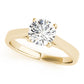 4-Prong Cathedral Solitaire Engagement Ring
