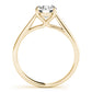 4-Prong Cathedral Solitaire Engagement Ring
