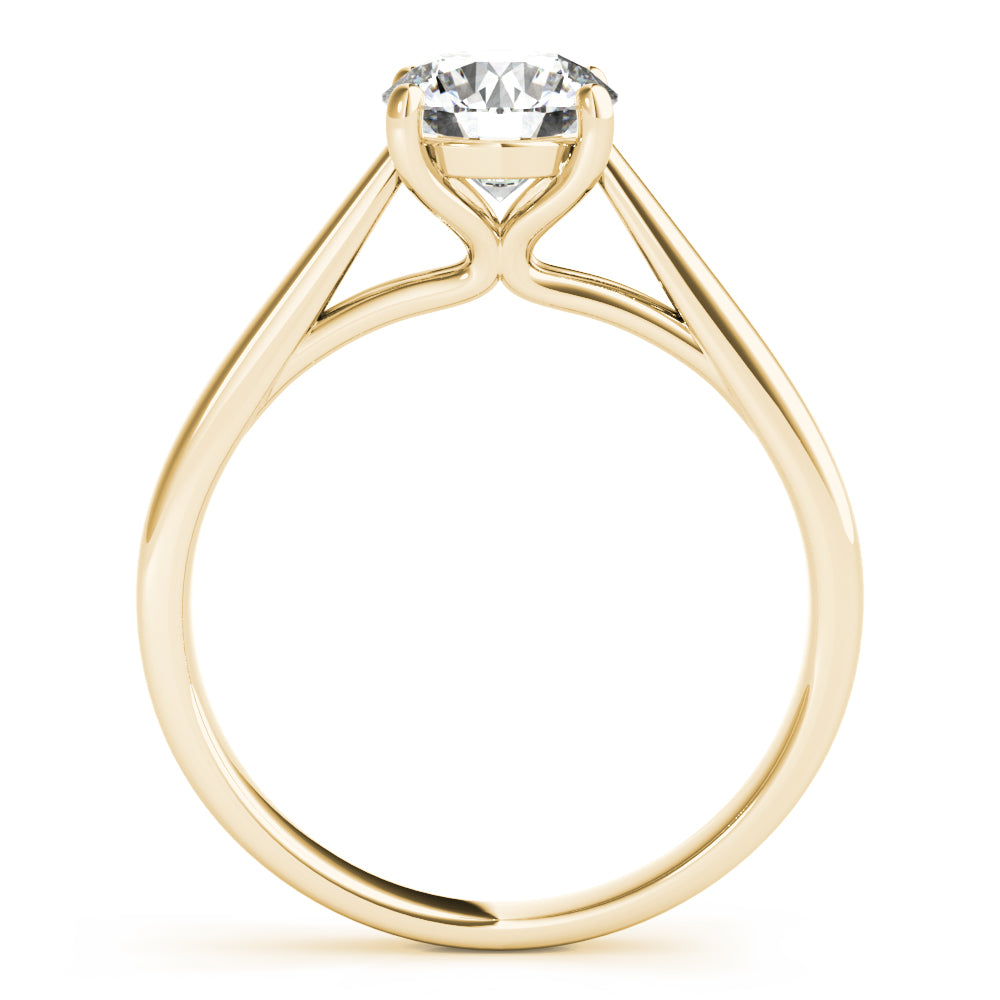4-Prong Cathedral Solitaire Engagement Ring