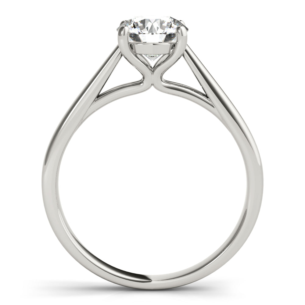 4-Prong Cathedral Solitaire Engagement Ring