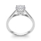 4-Prong Cathedral Solitaire Engagement Ring