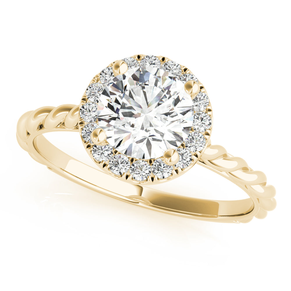 ENGAGEMENT RINGS ROUND CENTER