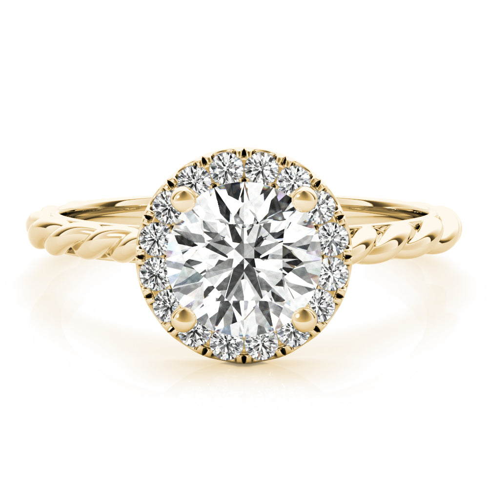 ENGAGEMENT RINGS ROUND CENTER