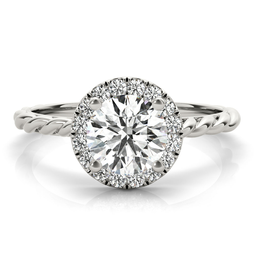 ENGAGEMENT RINGS ROUND CENTER