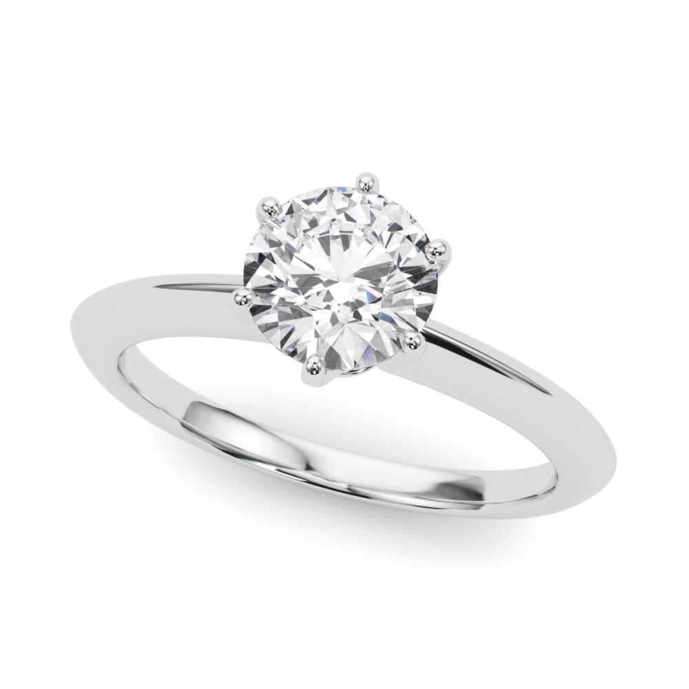 6-Prong Round Solitaire Engagement Ring