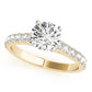 Split-Prong Cathedral Engagement Ring