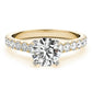 Split-Prong Cathedral Engagement Ring