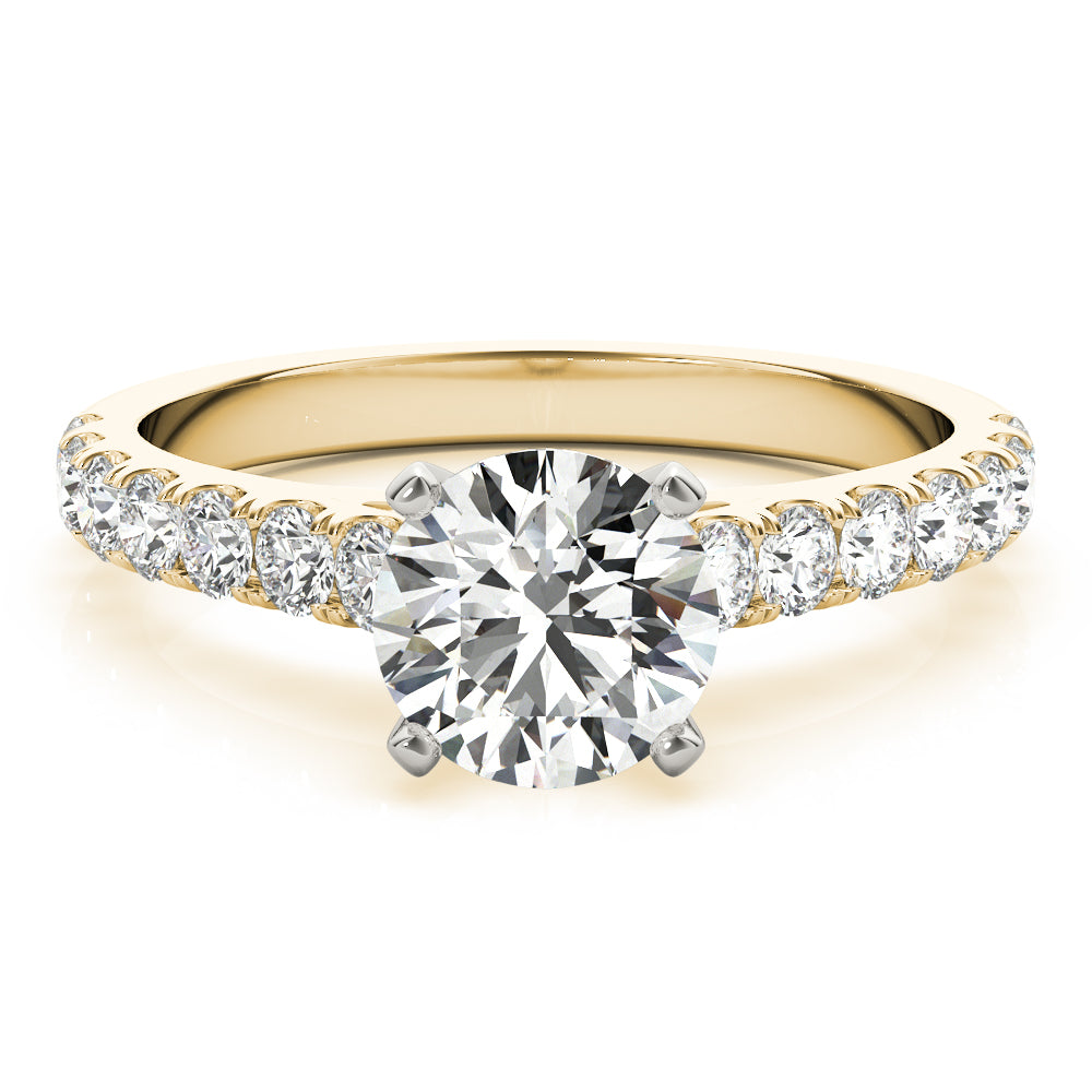 Split-Prong Cathedral Engagement Ring