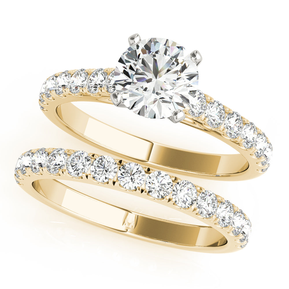Split-Prong Cathedral Engagement Ring