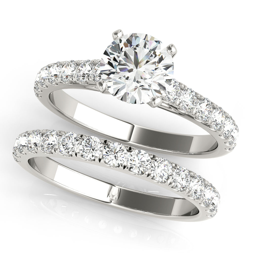 Split-Prong Cathedral Engagement Ring
