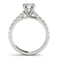 Split-Prong Cathedral Engagement Ring