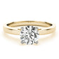 Solitaire Cathedral Engagement Ring