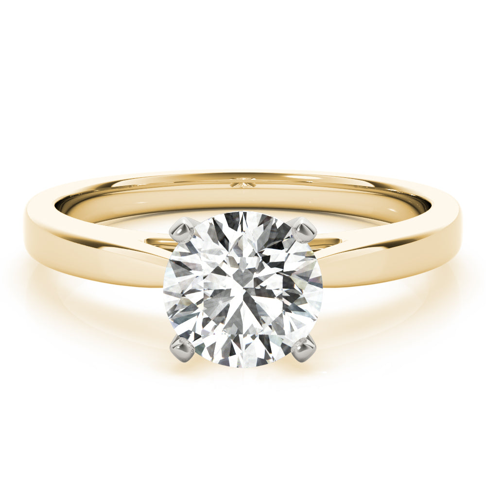 Solitaire Cathedral Engagement Ring