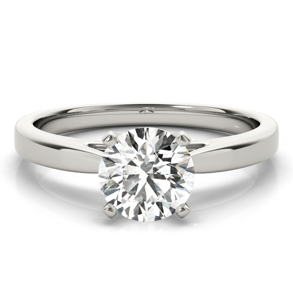 Solitaire Cathedral Engagement Ring