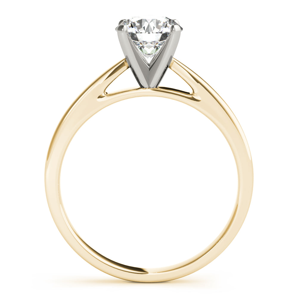 Solitaire Cathedral Engagement Ring