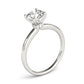 Round Hidden Halo Engagement Ring