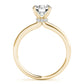 Round Hidden Halo Engagement Ring
