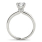 Round Hidden Halo Engagement Ring