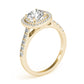 DOUBLE HALO CUSHION ENGAGEMENT RIN