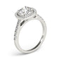 DOUBLE HALO CUSHION ENGAGEMENT RIN