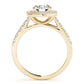 DOUBLE HALO CUSHION ENGAGEMENT RIN