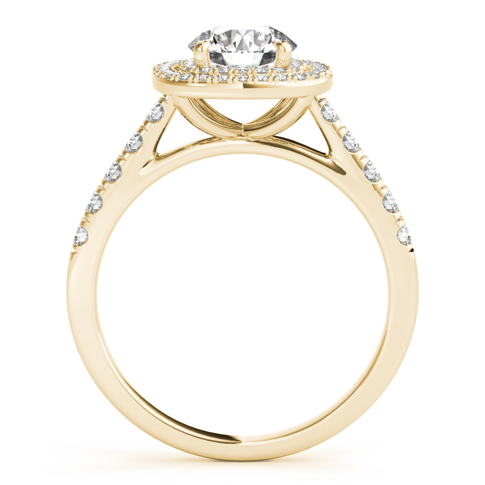 DOUBLE HALO CUSHION ENGAGEMENT RIN