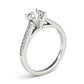 Prong In Channel Cathedral Engagement Rings