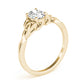 Oval-Cut Solitaire Twisted Engagement Ring