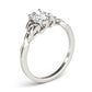 Oval-Cut Solitaire Twisted Engagement Ring