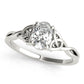 Oval-Cut Solitaire Twisted Engagement Ring