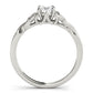 Oval-Cut Solitaire Twisted Engagement Ring