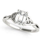 EMERALD CUT COLOR SOLITAIRE