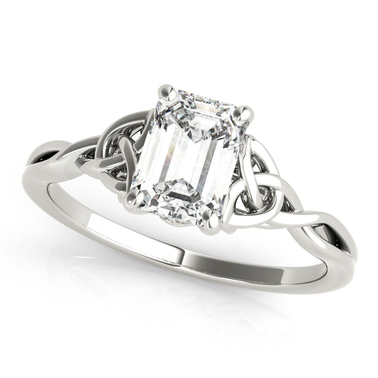 EMERALD CUT COLOR SOLITAIRE