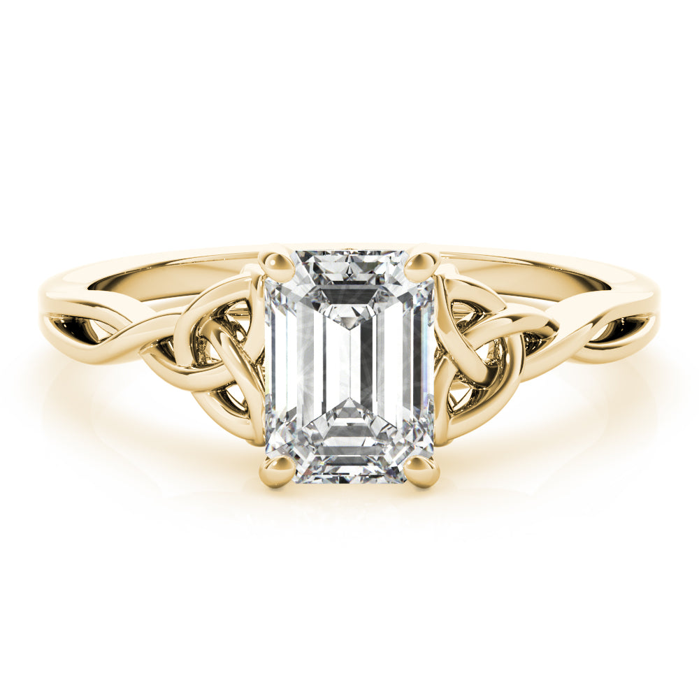 EMERALD CUT COLOR SOLITAIRE