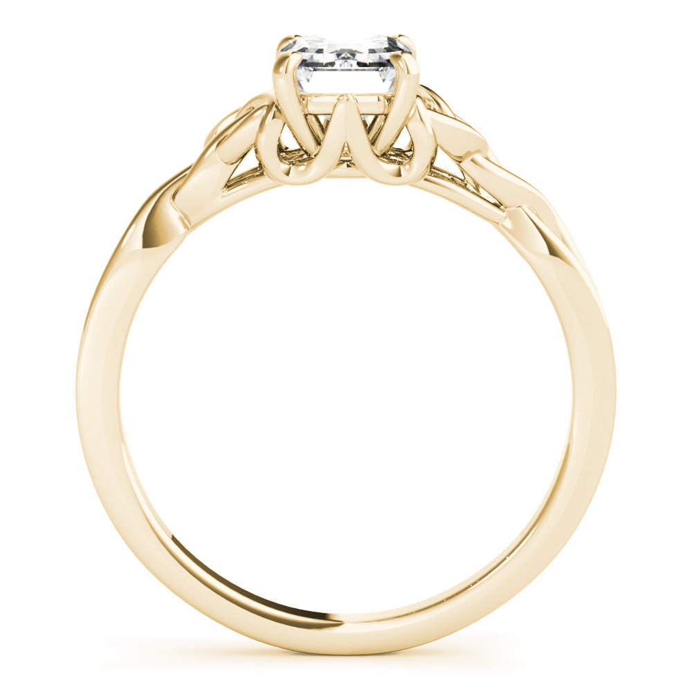 EMERALD CUT COLOR SOLITAIRE