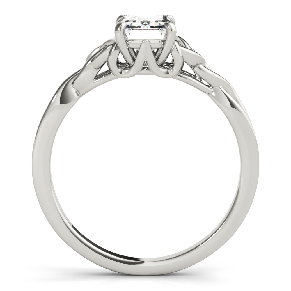 EMERALD CUT COLOR SOLITAIRE