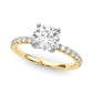 Accented Round Engagement Ring