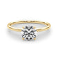 Solitaire Round Engagement Ring