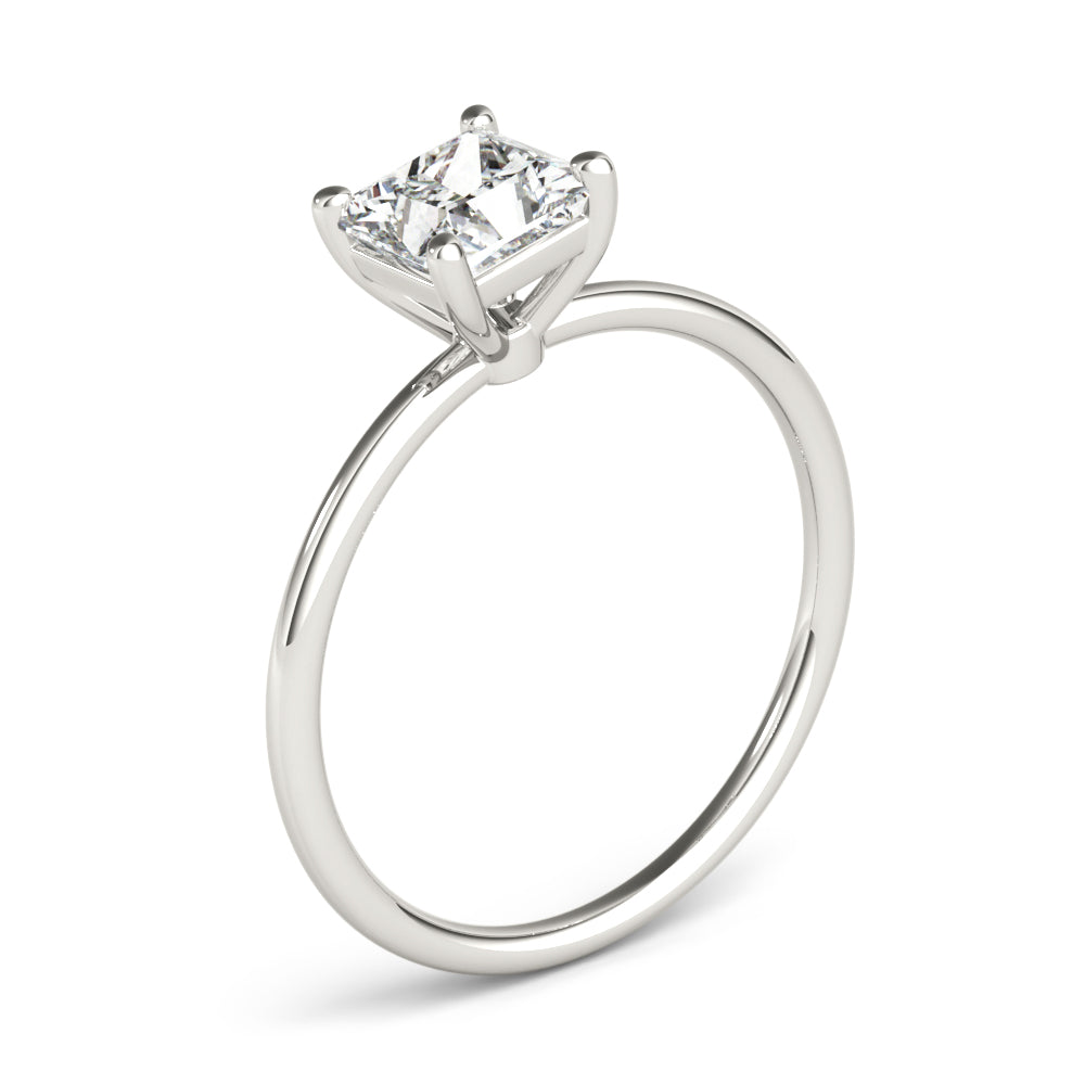 Solitaire Princess Cut Engagement Ring