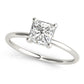 Solitaire Princess Cut Engagement Ring
