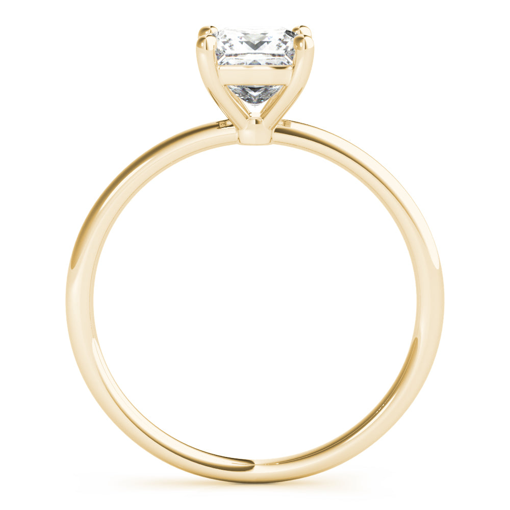 Solitaire Princess Cut Engagement Ring